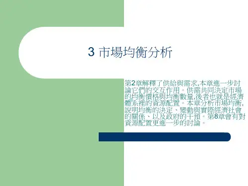 3市场均衡分析OpenWebMail