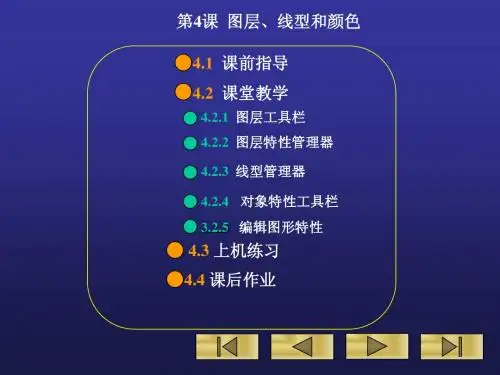 第4课 图层、线型和颜色