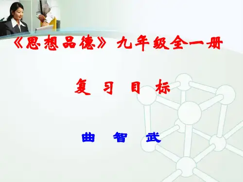思想品德九年级全一册