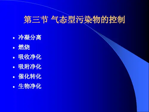 气态污染物控制技术