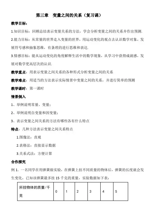 初中七年级数学教案 回顾与思考-公开课比赛一等奖