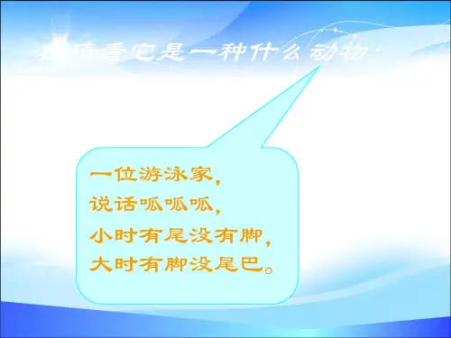 一年级下册语文同步教授课件-识字1.3小青蛙｜人教部编版(共28张PPT)