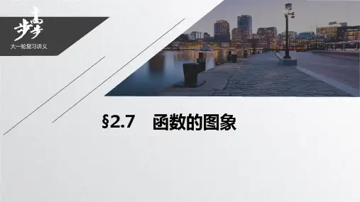 2021届步步高数学大一轮复习讲义(文科)第二章 2.7函数的图象