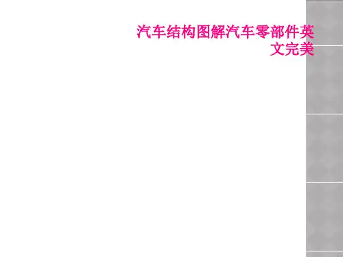 汽车结构图解汽车零部件英文完美
