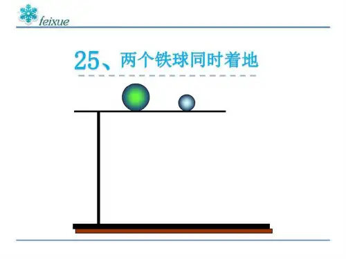 两个铁球同时着地.ppt_图文.ppt