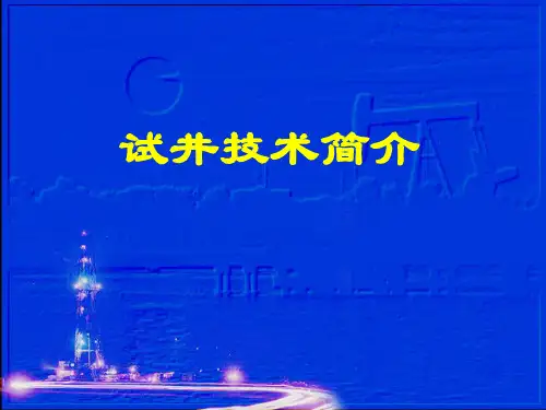 试井技术简介