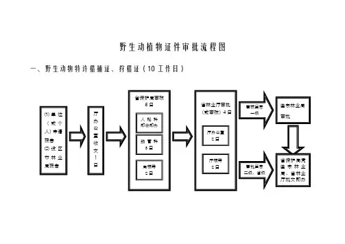 动植物进出口工作流程图