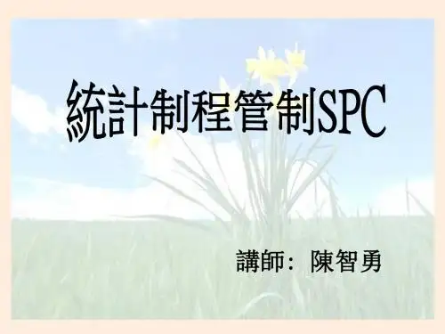 SPC教程(陈智勇)精品资料