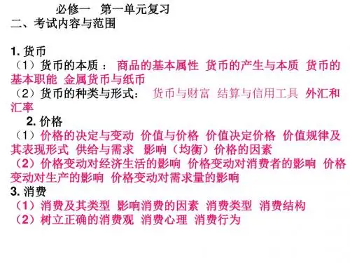 经济生活123课复习上课on the road