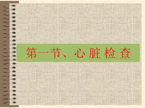 大、小动物 循环系统检查