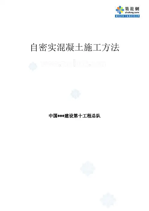 自密实混凝土施工工法_secret