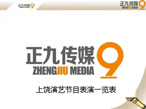 上饶演艺节目表演一览表-正九公关传媒