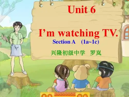 unit6_I'm_watching_TV.课件