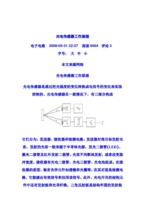 光电传感器工作原理 2
