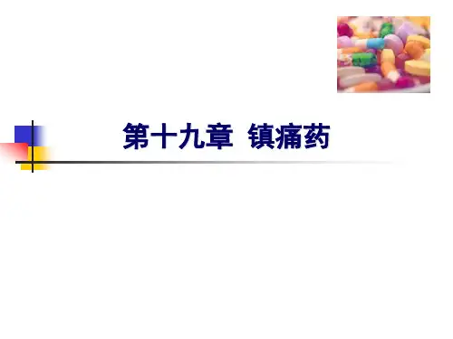 第十九章镇痛药