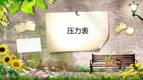 压力表