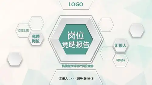 机能型饮料设计岗位竞聘简历模板【大气漂亮】