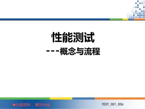 1性能测试_性能测试概念与流程