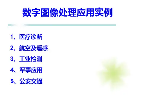 数字图像处理应用实例教学文稿