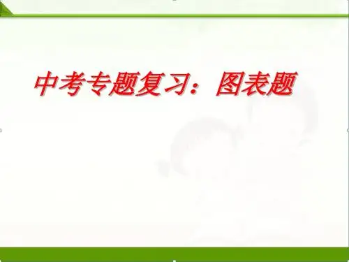 【中考语文】初三中考复习课件：图表题(共48张PPT)