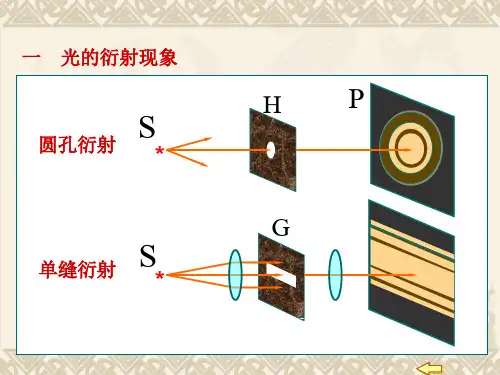 大学物理101光的衍射(1)