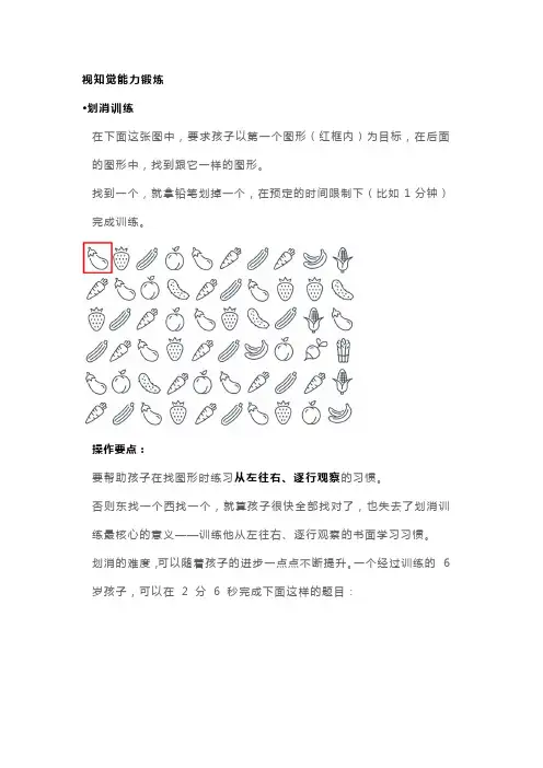视听觉训练