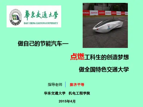 华东交通大学本田(羚跃)车队项目立项PPT