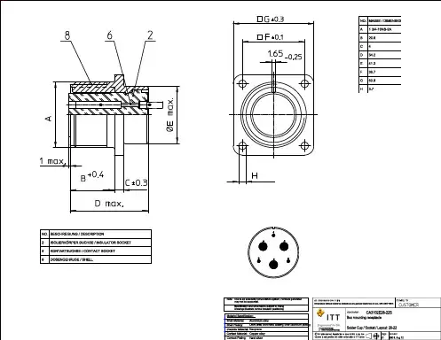 CA3102E28-22S;中文规格书,Datasheet资料