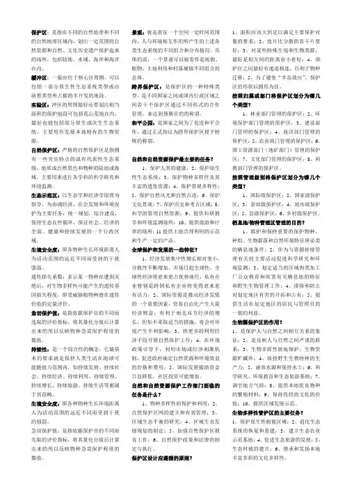 自然保护区建设与管理 2