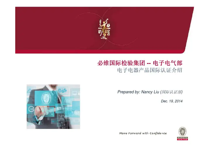IT,AV产品国际认证介绍_Dec 19 seminar