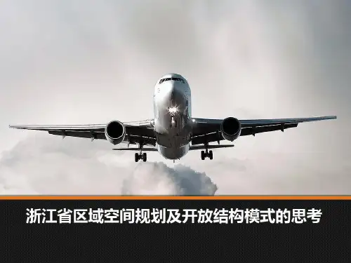 浙江省区域空间规划及开放结构模式的思考19页PPT