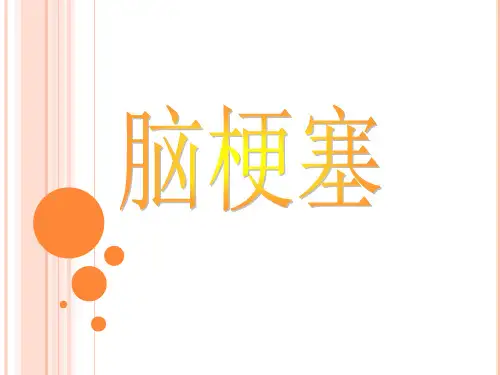 脑梗塞PPT课件