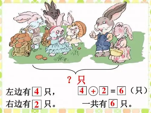 兔子一共有几只_加法
