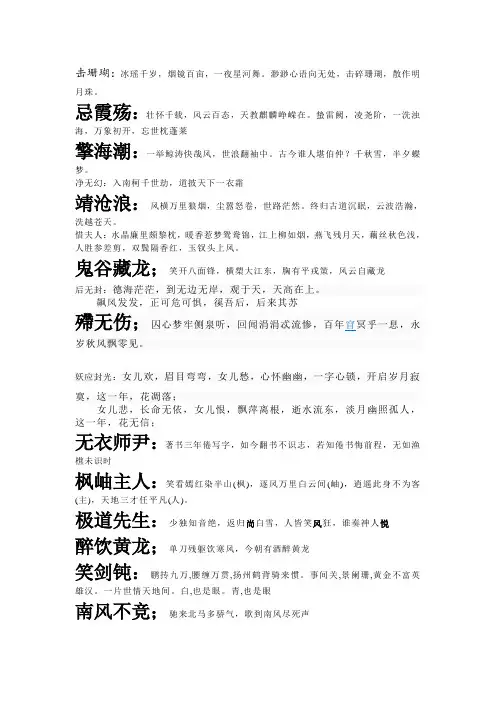 霹雳诗号