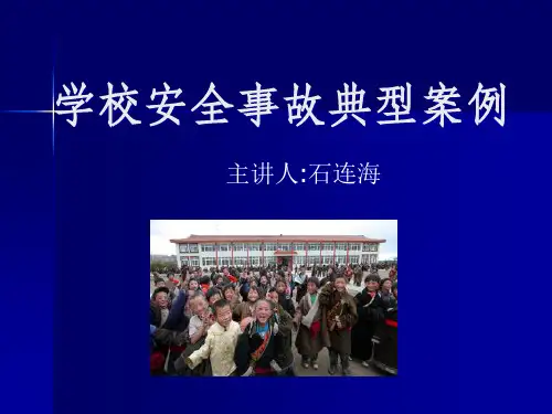 校园安全事故事例