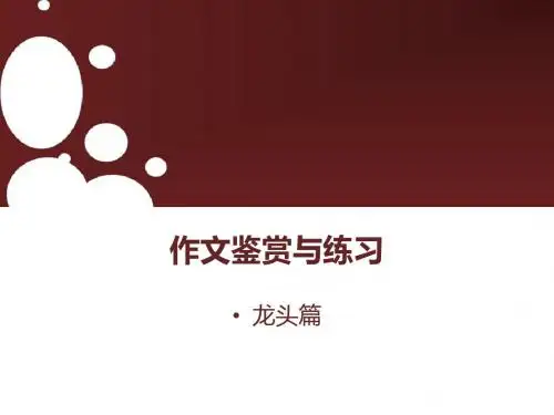 作文评析