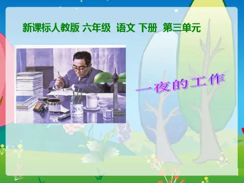 13、《一夜的工作》PPT课件