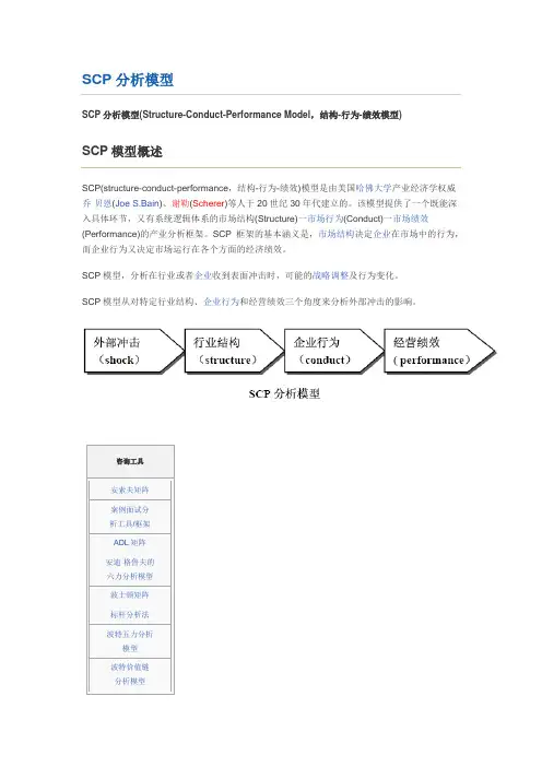 SCP分析模型