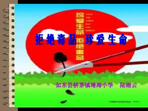 拒绝毒品珍爱生命如东栟茶镇靖海小学陆湘云
