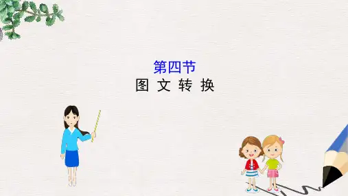全国通用版2019版高考语文一轮复习专题十二语言文字运用12.4图文转换课件
