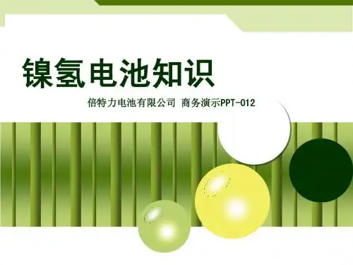 镍氢电池知识-倍特力内训教材