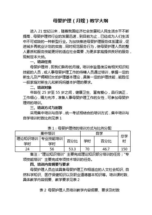 母婴护理