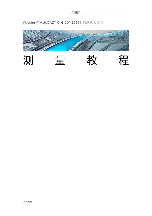 autoCADcivil3d测量教程