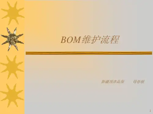 BOM创建流程
