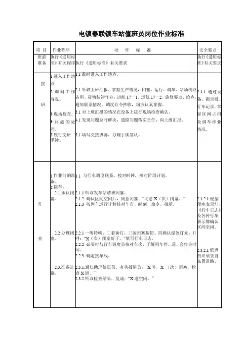 值班员、助理