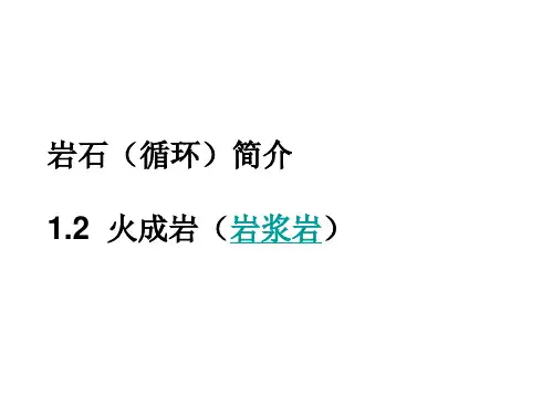 工程地质(岩浆岩部分)