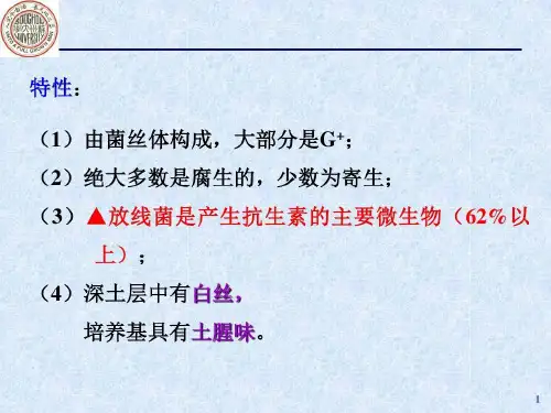 放线菌蓝细菌三体共35页