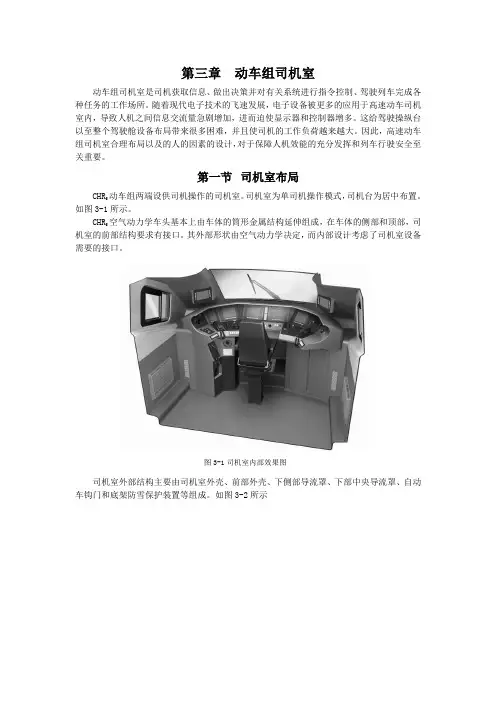 CRH5动车组司机室