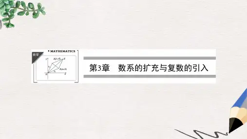 苏教版选修1-2高中数学3.1《数系的扩充》ppt课件