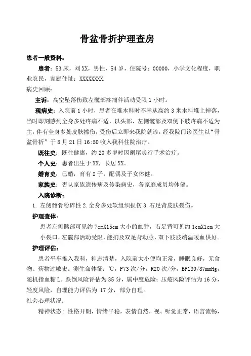 骨盆骨折护理查房 2